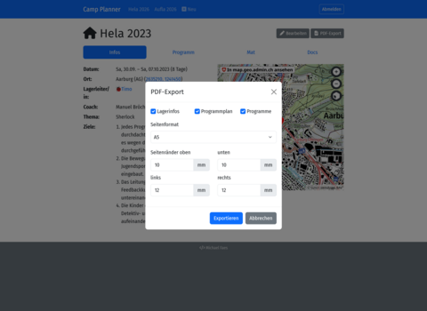PDF-Export